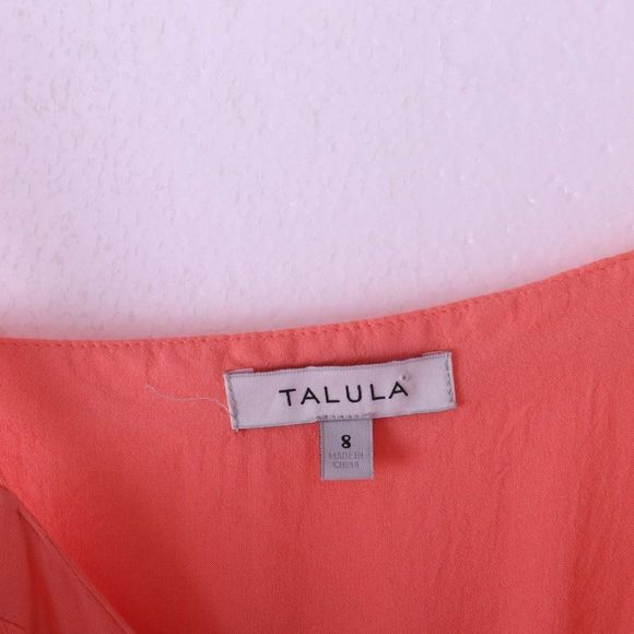 TALULA ARITZIA Lipinski Soft Flowy Fit & Flare Tank Mini Coral Dress - Picture 3 of 7